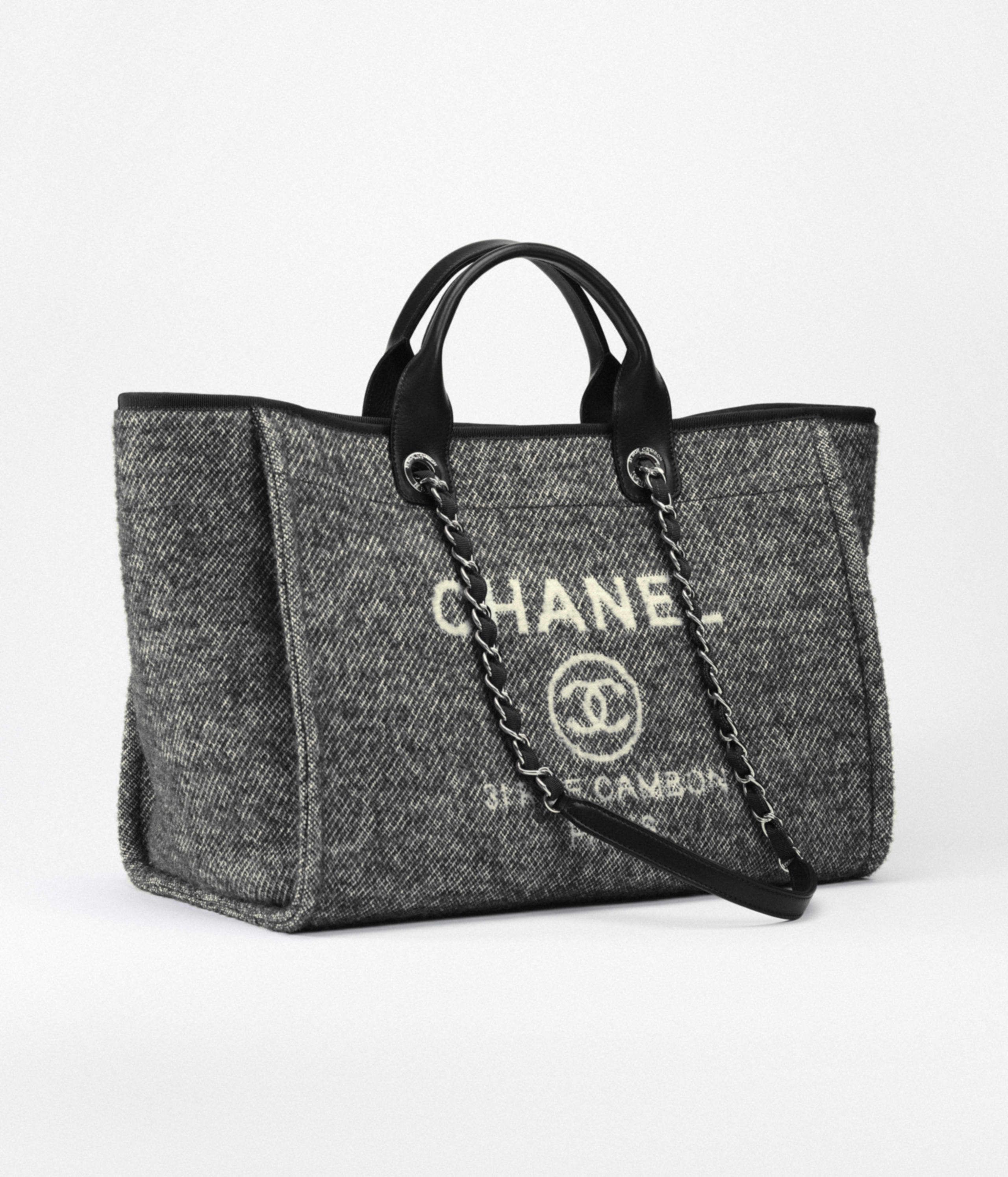 CHANEL トート バッグ ショルダー ロゴ 新作 直営 ドーヴィル L