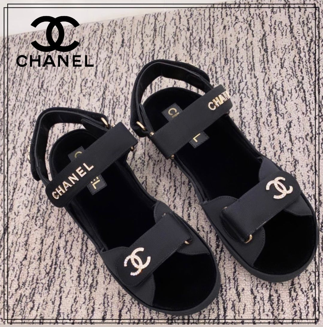 楽に履けてお洒落な着こなし♪】CHANEL サンダル (CHANEL/サンダル 楽に履けてお洒落な着こなし♪】CHANEL サンダル (CHANEL/サンダル
