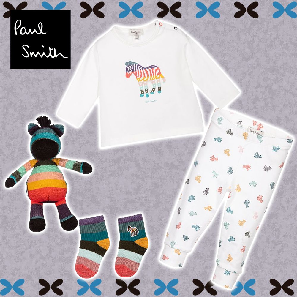 ポールスミスジュニア】ゼブラベビー服&おもちゃギフトセット (Paul ...