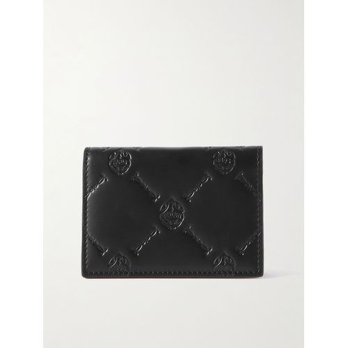 BERLUTI】エンボス加工 クレスト ロゴ カードケース ブラック (Berluti