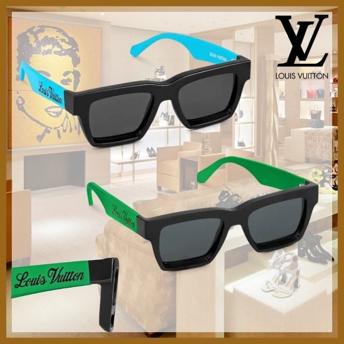 21FW新作】Louis Vuitton☆サングラス LVポップ 緑・青 (Louis Vuitton 21FW新作】Louis Vuitton☆サングラス LVポップ 緑・青 (Louis Vuitton