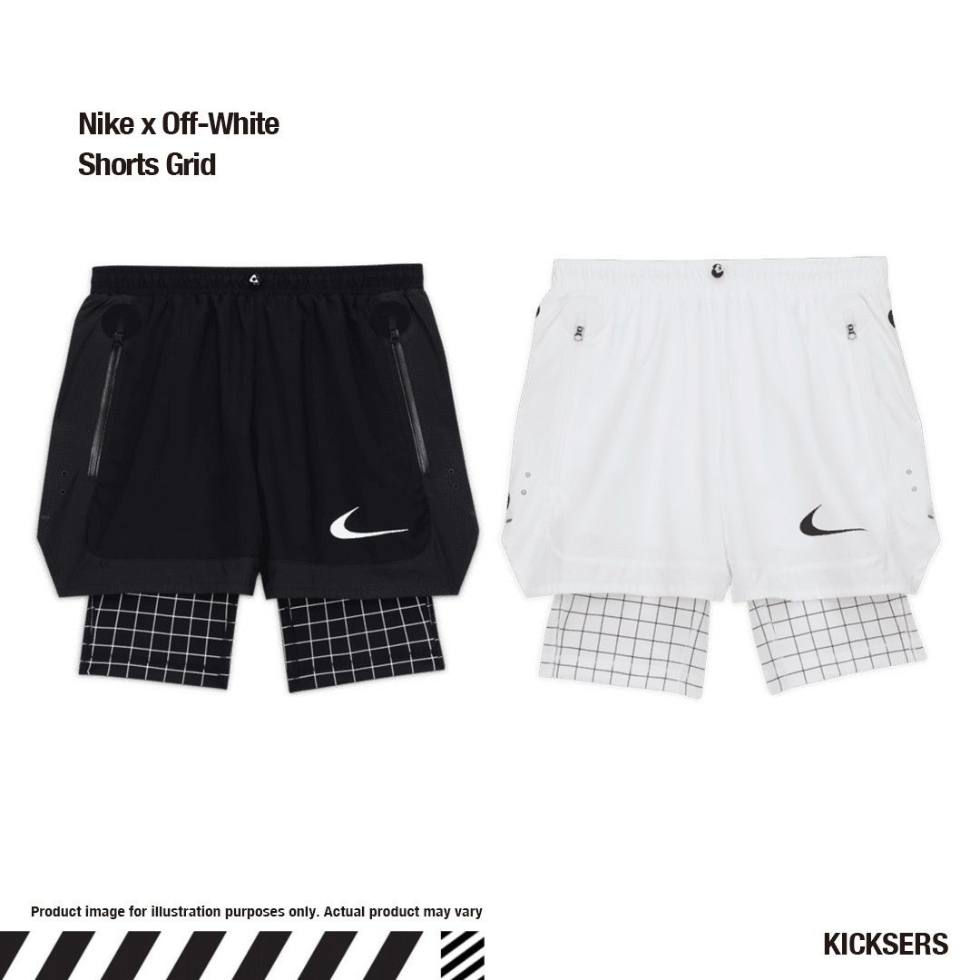 割引購入 オフホワイト ショートパンツ Nike x Off-White Shorts Grid (Nike