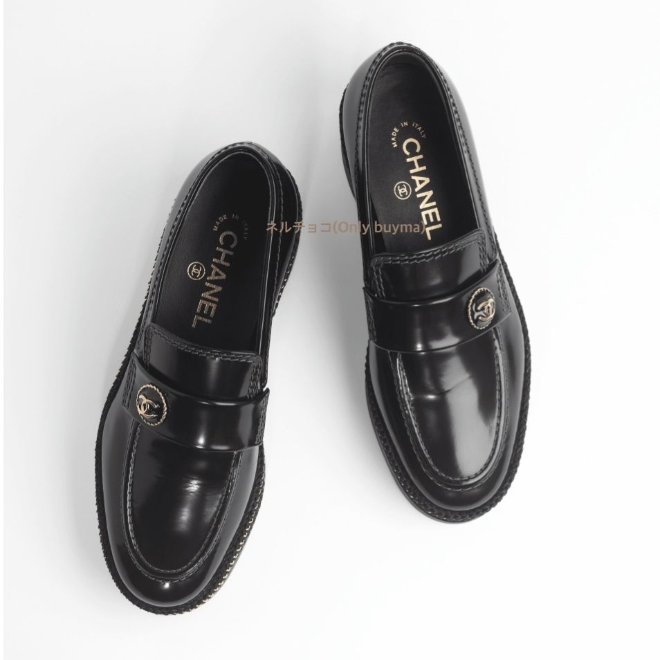CHANEL 厚底ローファー | myglobaltax.com