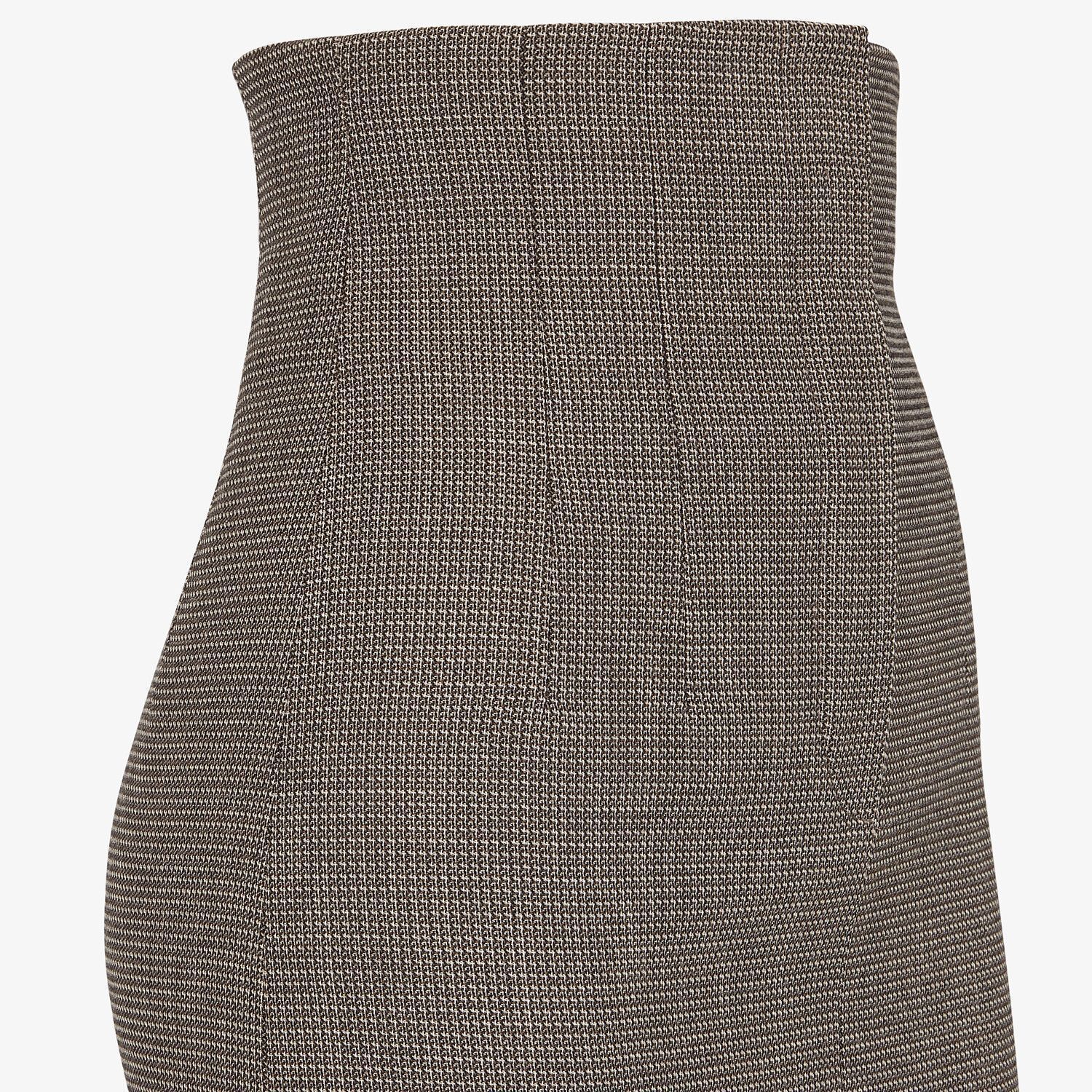 21AW直営店購入】FENDI グレー ウール スカート (FENDI/スカート 21AW直営店購入】FENDI グレー ウール スカート (FENDI/スカート