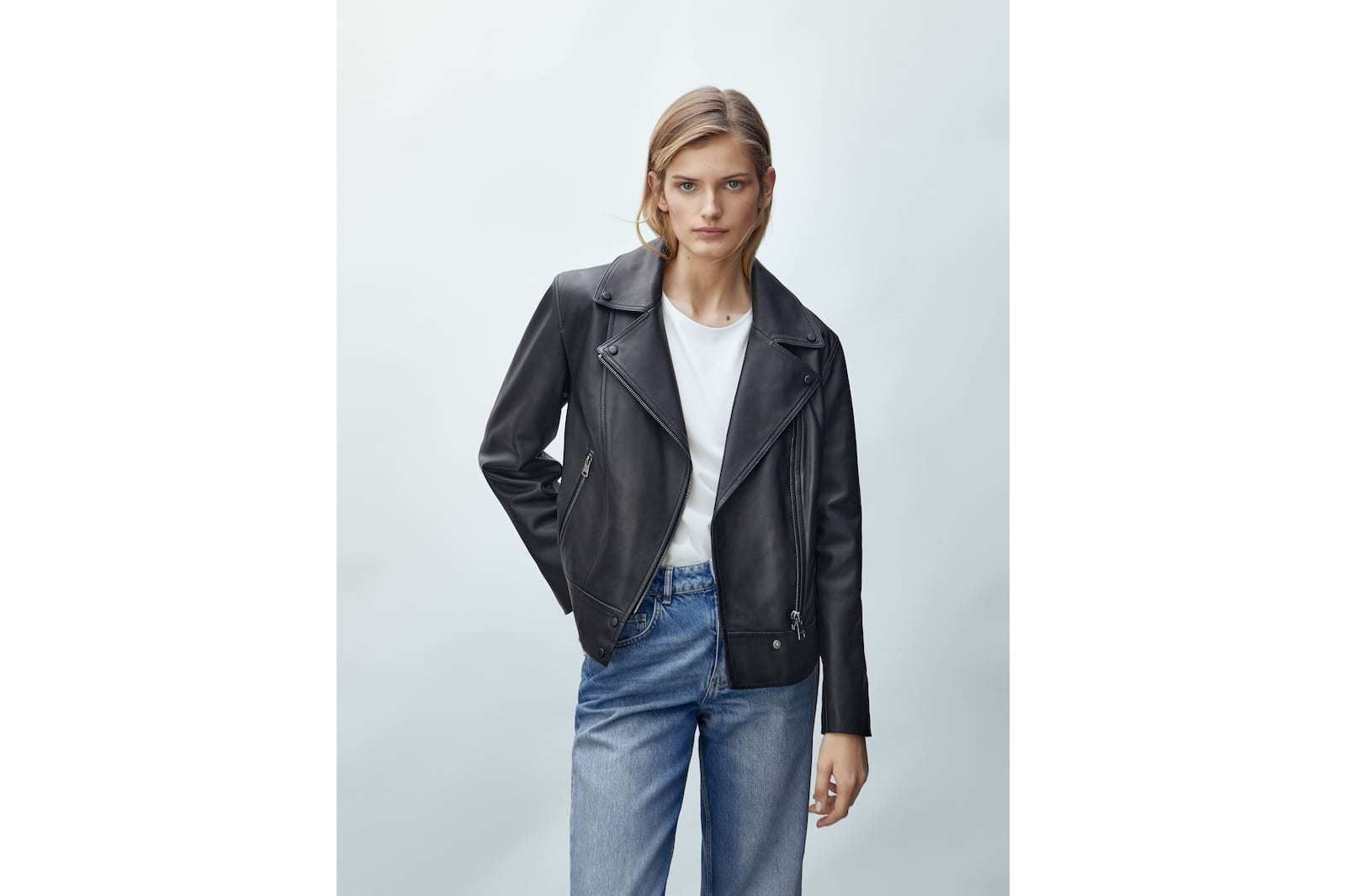 今季一番 Massimo Dutti ライダースジャケット【日本未発売ブランド ...