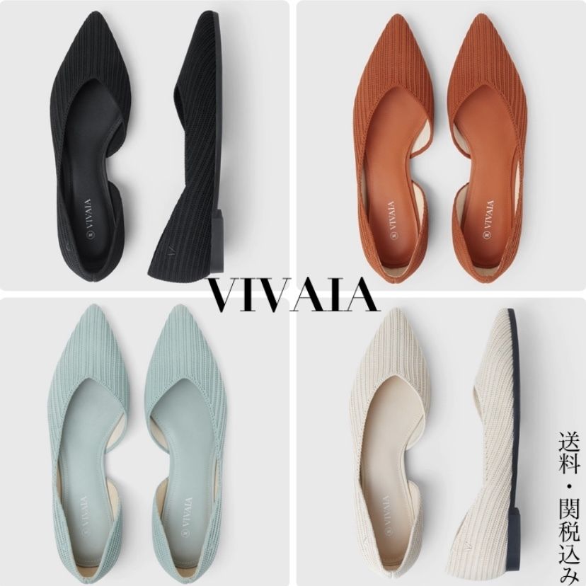 VIVAIA ビバイア フラットシューズ ポインテッドトゥ 4color (VIVAIA VIVAIA ビバイア フラットシューズ ポインテッドトゥ 4color (VIVAIA