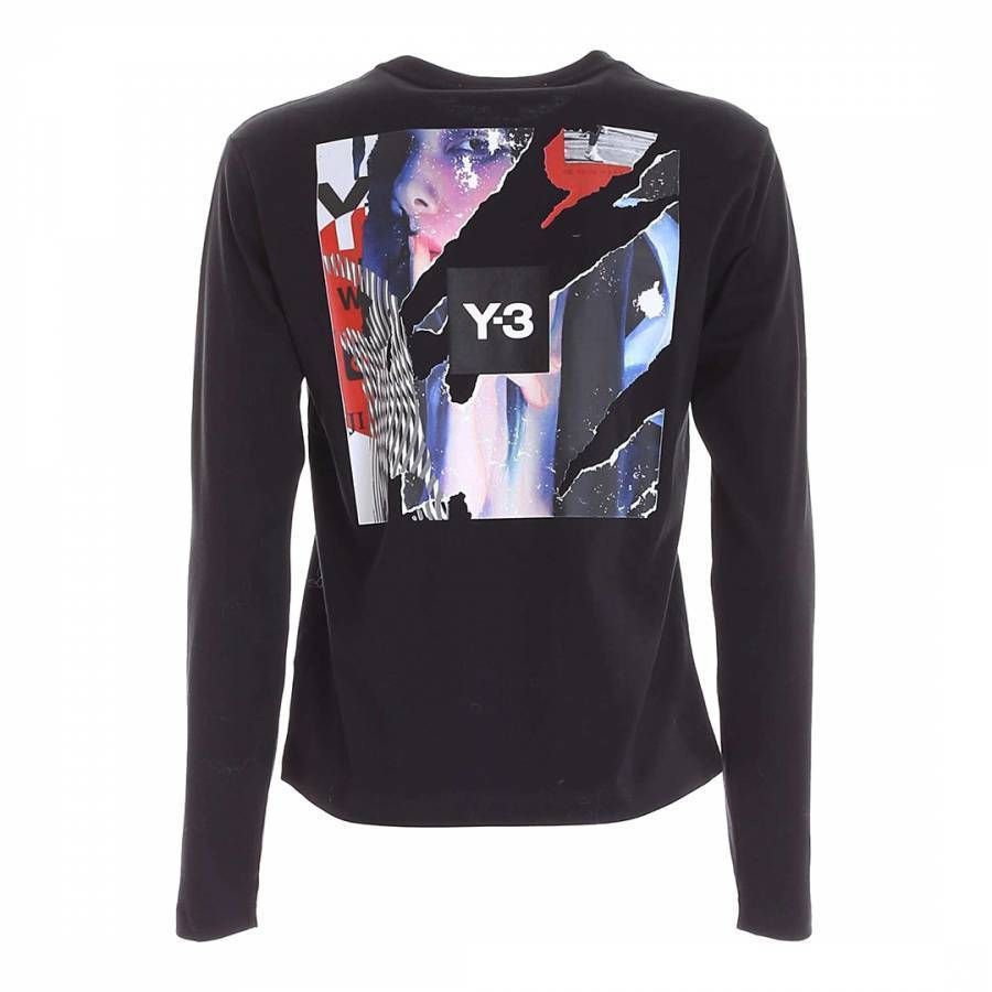 Y-3】adidas Y-3 内田すずめ グラフィック バックロゴ ロンT (Y-3/T Y-3】adidas Y-3 内田すずめ グラフィック バックロゴ ロンT (Y-3/T