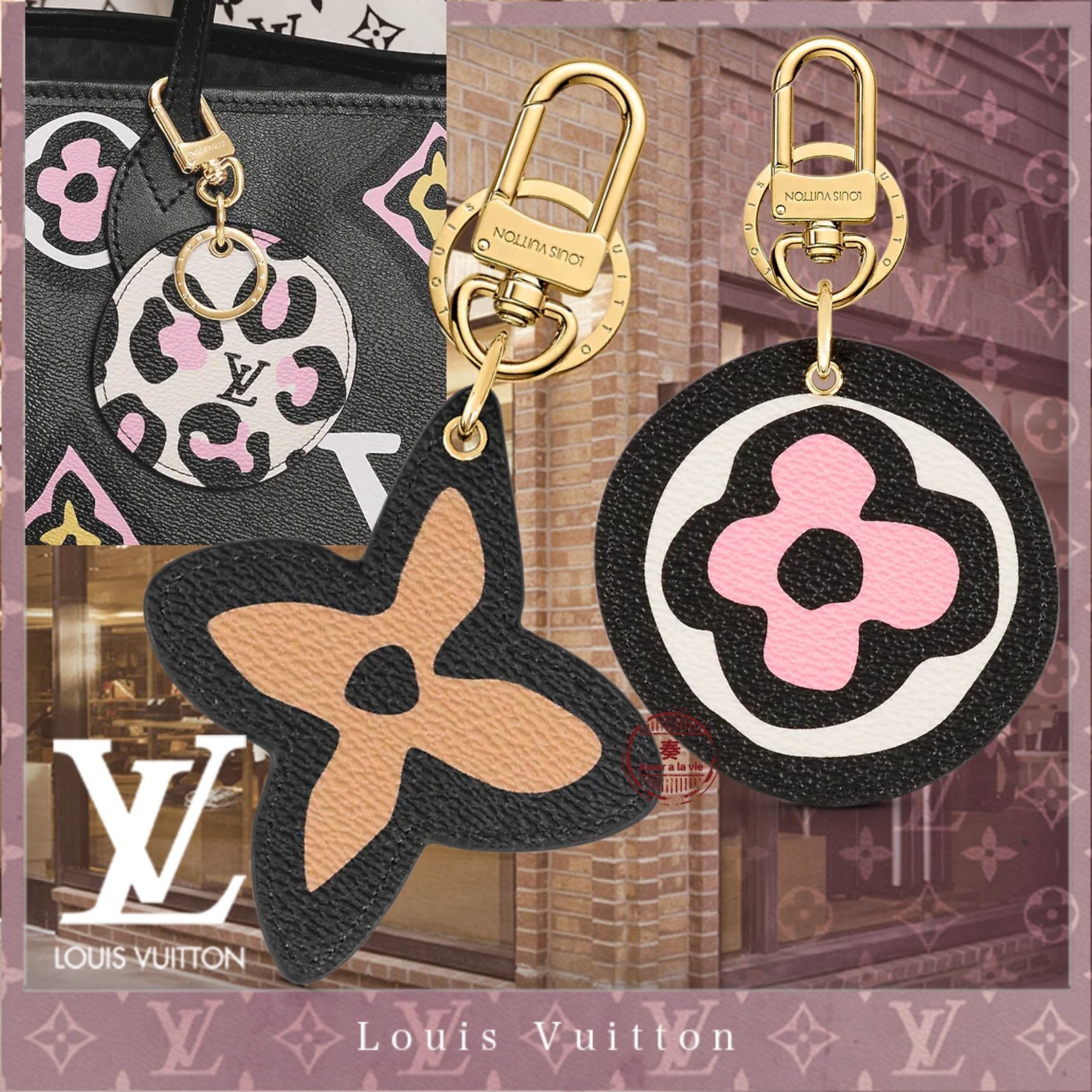 キーホルダーLOUIS VUITTON キーホルダー/ワイルドアットハート