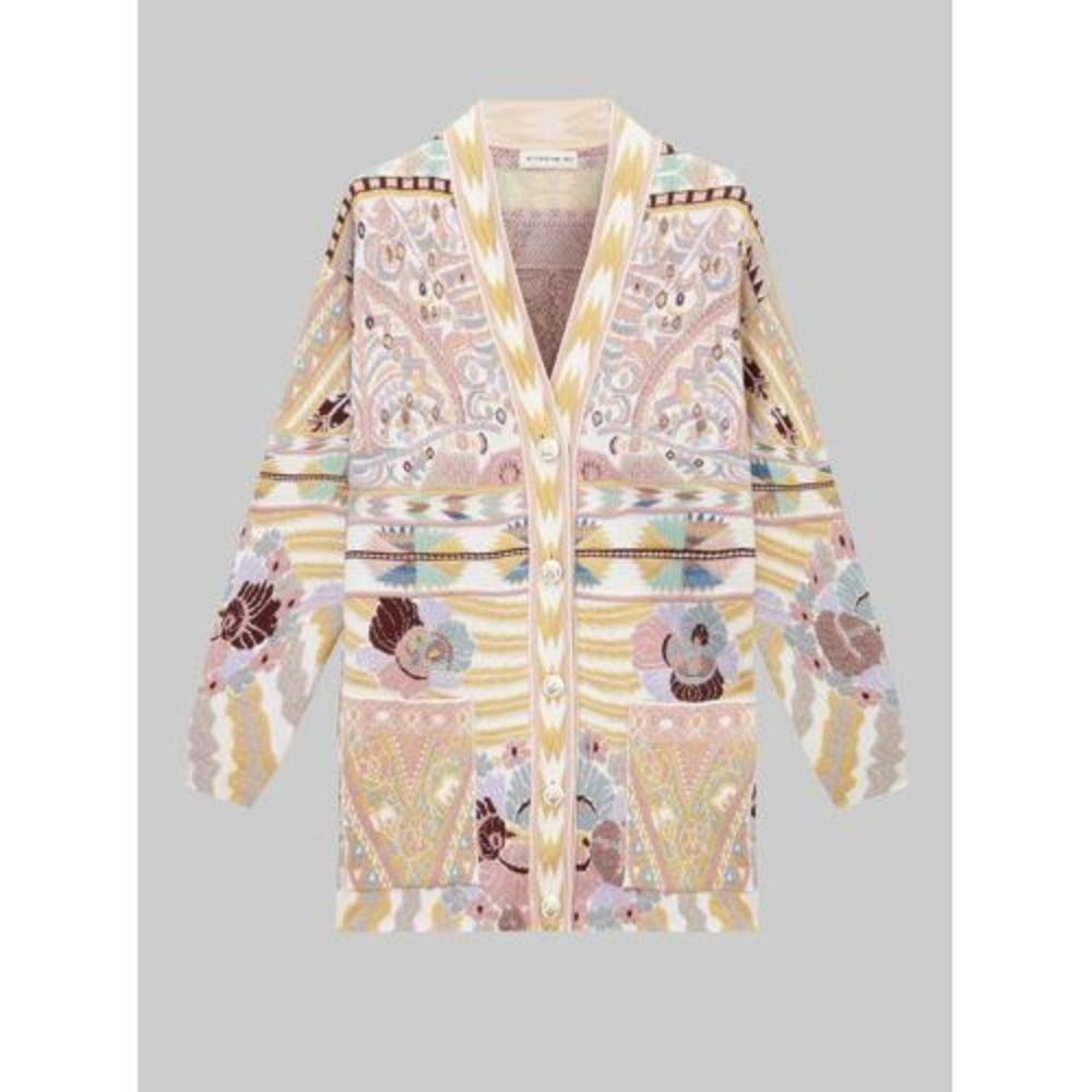 ETRO(エトロ) ペガソ ボタン付 ジャカード ウール カーディガン (ETRO ETRO(エトロ) ペガソ ボタン付 ジャカード ウール カーディガン (ETRO