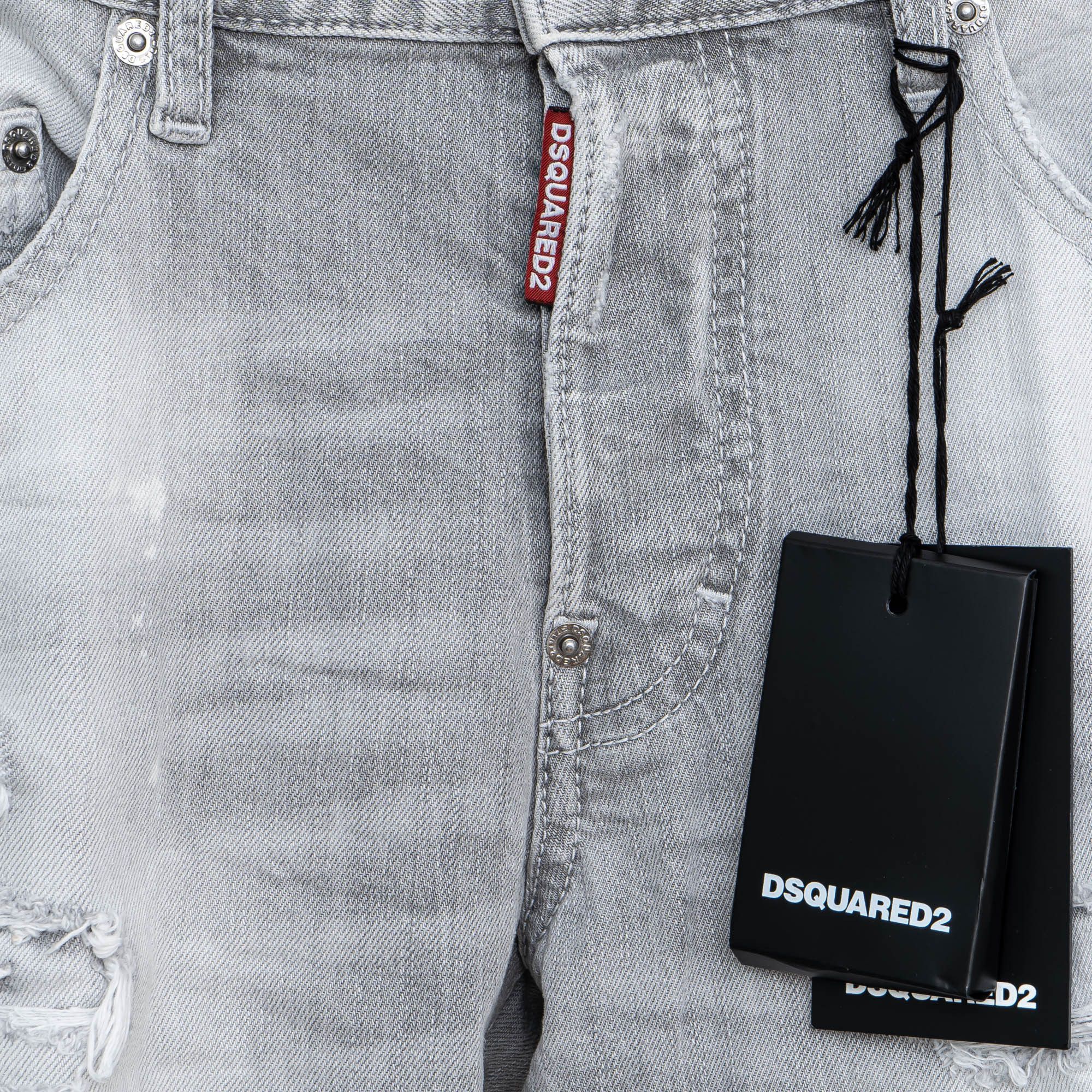 Skater Jeansホワイト SIZE 42 【海外 デニム 48 skater 20AW たかしさん Dsquared2 デニム/ジーンズ