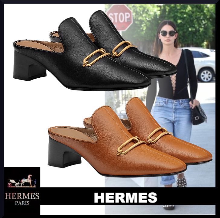 2色あり☆在庫わずか】HERMES サンダルサボミュールかかと無し (HERMES 2色あり☆在庫わずか】HERMES サンダルサボミュールかかと無し (HERMES