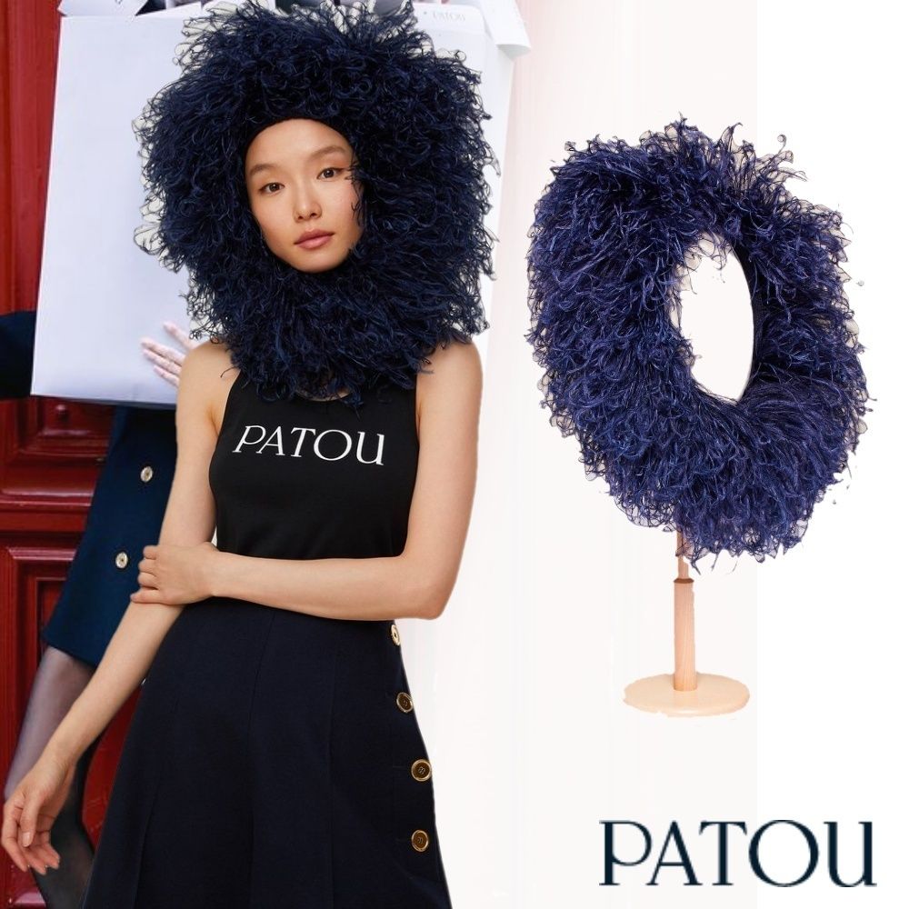 紗栄子さん愛用ブランド/PATOU】装飾付メリノウールハット (PATOU 紗栄子さん愛用ブランド/PATOU】装飾付メリノウールハット (PATOU