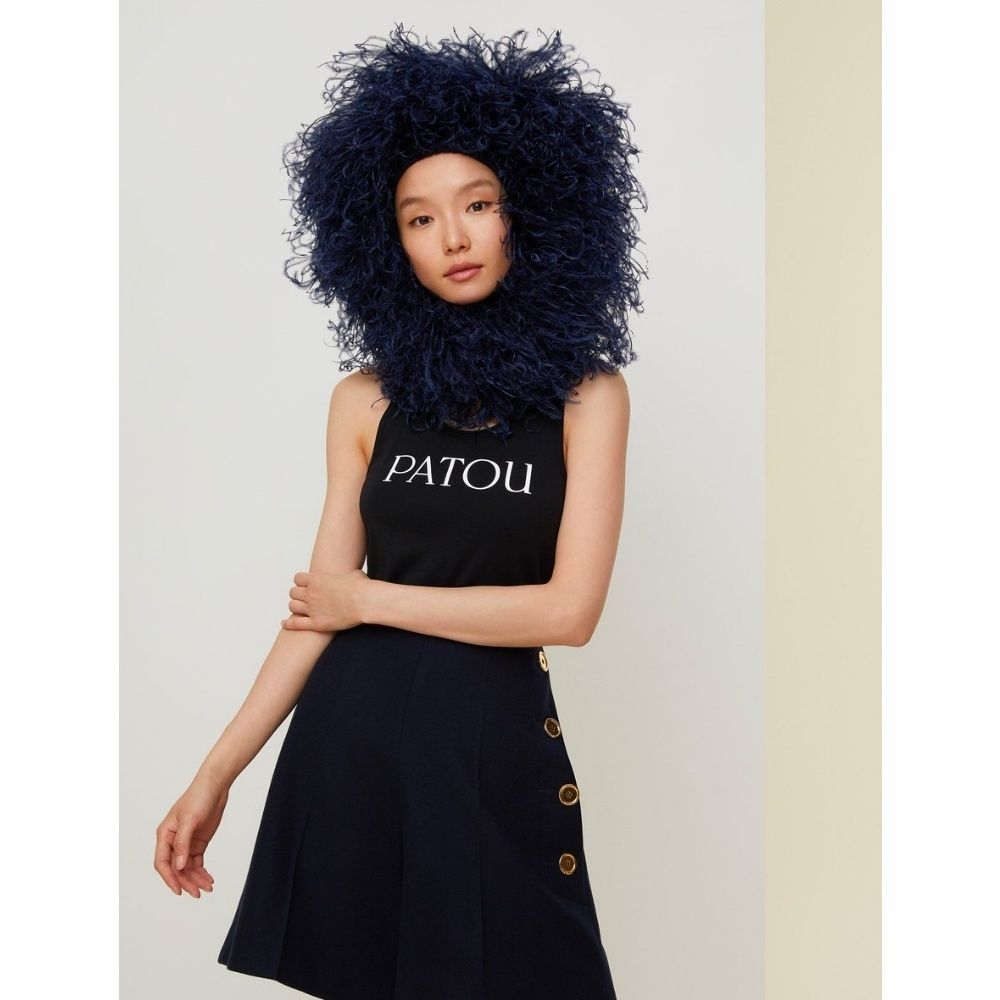 紗栄子さん愛用ブランド/PATOU】装飾付メリノウールハット (PATOU 紗栄子さん愛用ブランド/PATOU】装飾付メリノウールハット (PATOU