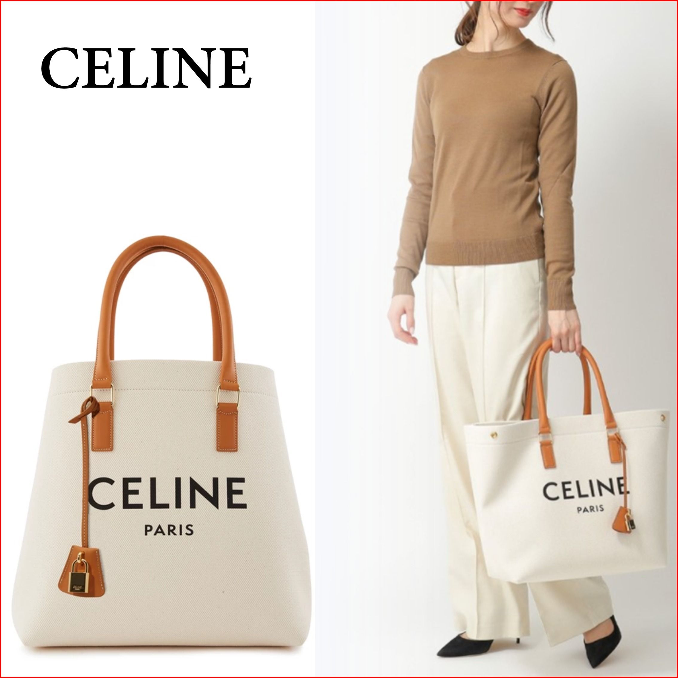 絶対一番安い CELINE セリーヌ トートバッグ - トートバッグ