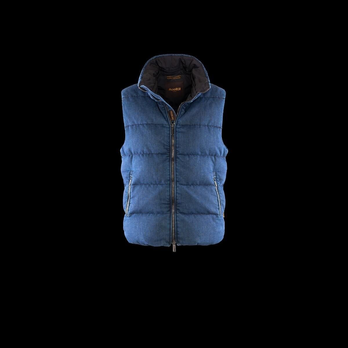 MOORER グースダウン入り デニム CASCIANO-FUR-706S ジャケット MOORER グースダウン入り デニム CASCIANO-FUR-706S ジャケット
