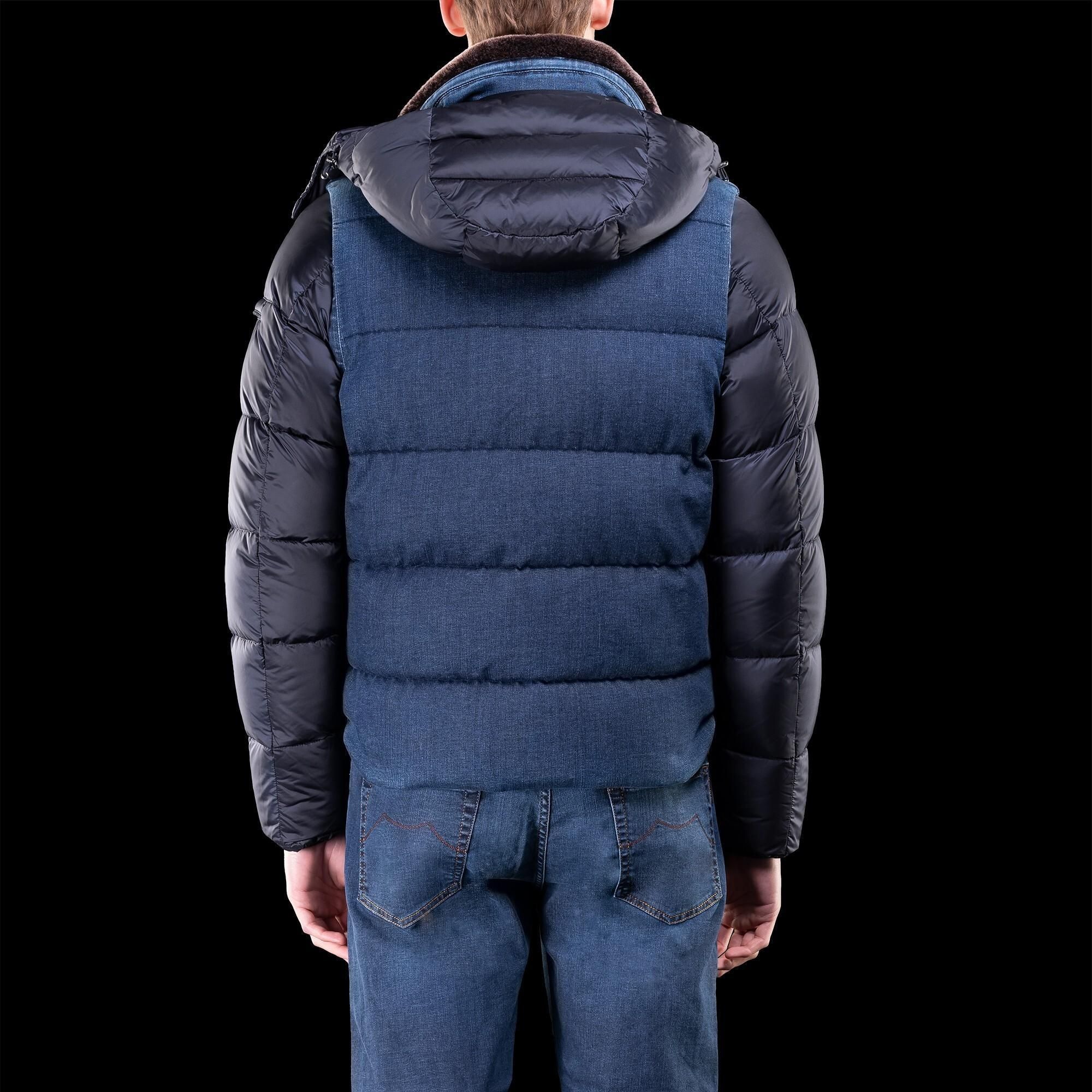 MOORER グースダウン入り デニム CASCIANO-FUR-706S ジャケット MOORER グースダウン入り デニム CASCIANO-FUR-706S ジャケット