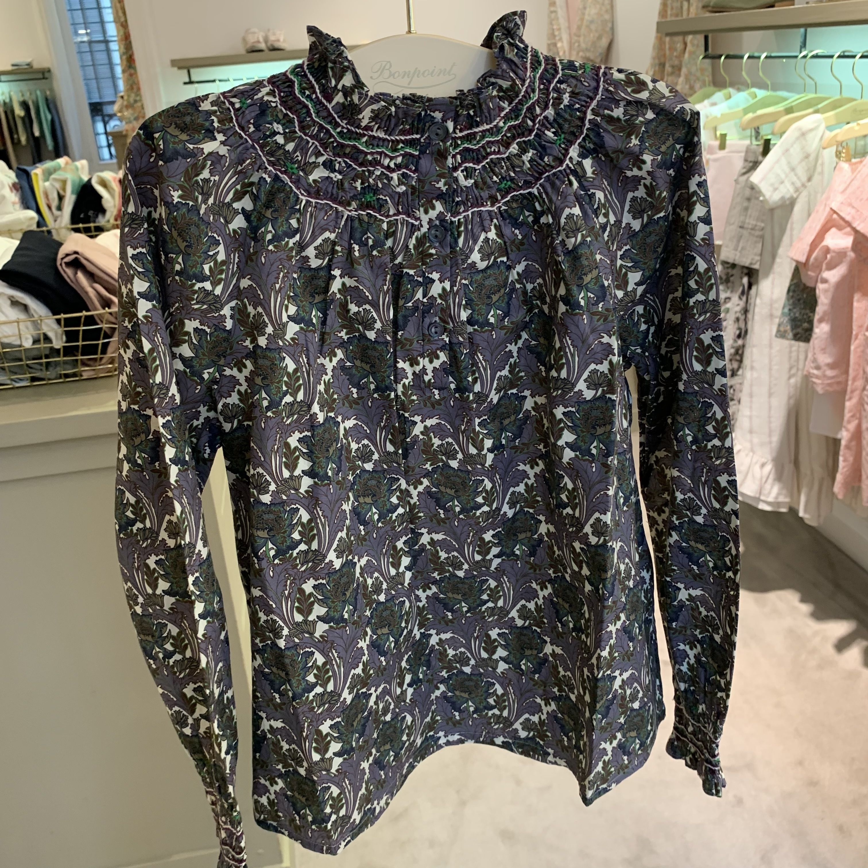 Bonpoint(ボンポワン)★AW21-22★リバティブラウス(4歳〜8歳) Bonpoint(ボンポワン)★AW21-22★リバティブラウス(4歳〜8歳)