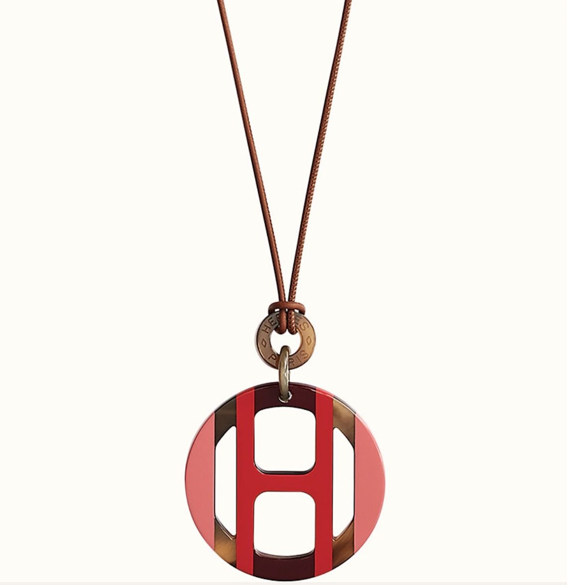 エルメス Hermes バッファローホーンペンダント H Equipe (HERMES ...