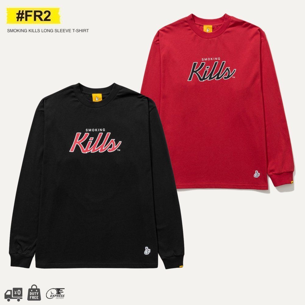 FR2 エフアールツー SMOKING KILLS LONG SLEEVE T-SHIRT ロンT (T ...
