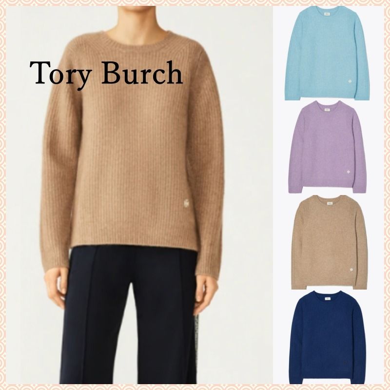 Tory Burch】RIBBED CASHMERE SWEATER 選べる4色 / 送関込み (Tory ...