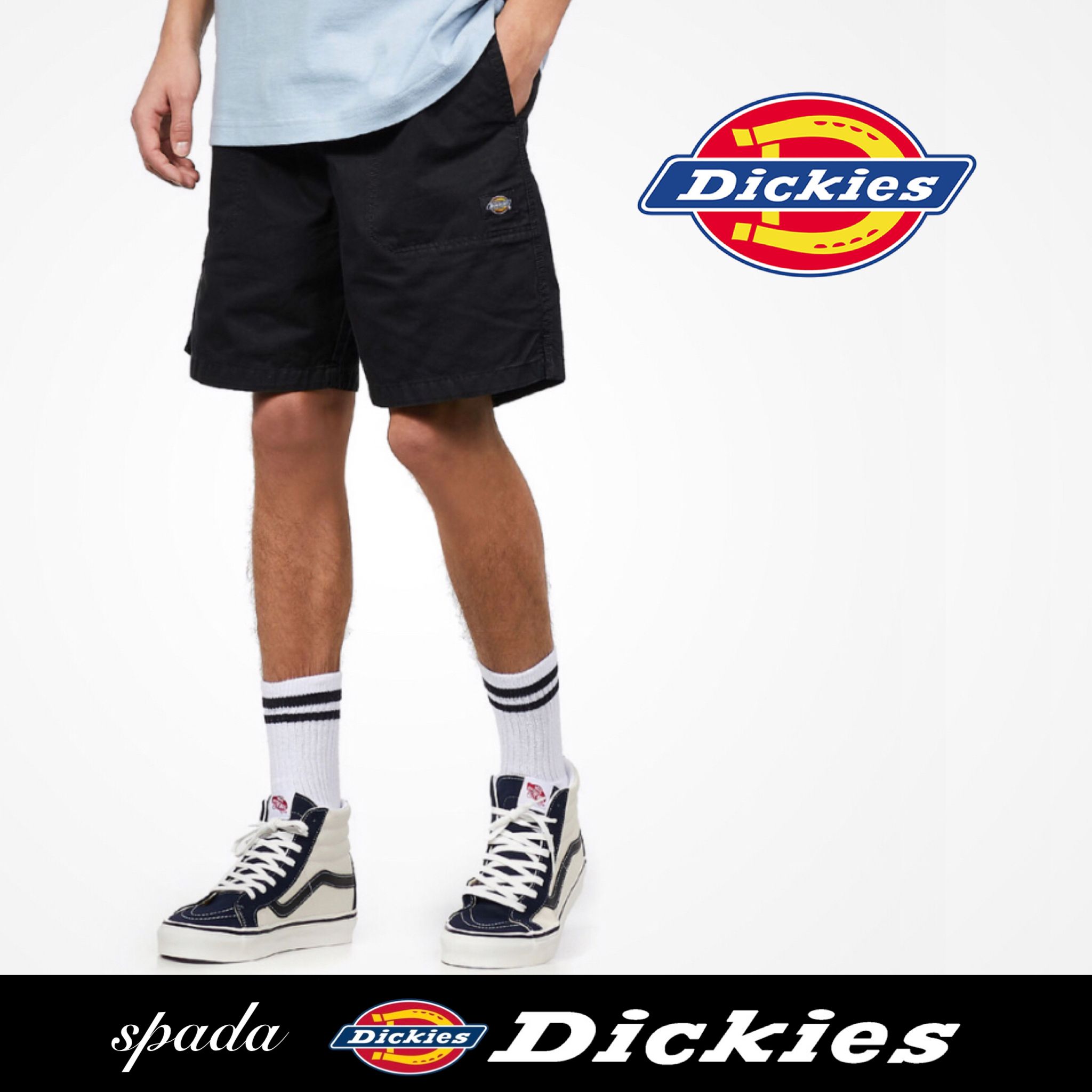 SALE【Dickies】リラックス ショートパンツ ブラック / 送料無料