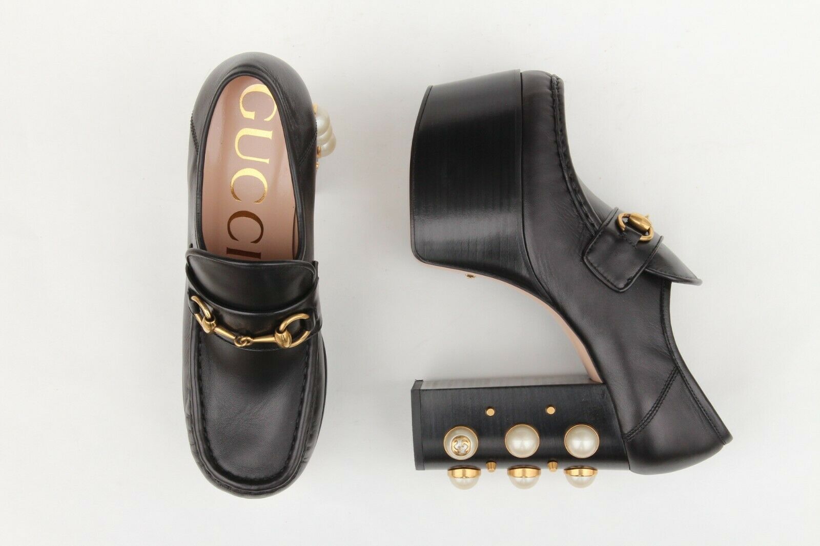 GUCCI(グッチ)☆ヴェガス パール プラットフォームローファー (GUCCI GUCCI(グッチ)☆ヴェガス パール プラットフォームローファー (GUCCI