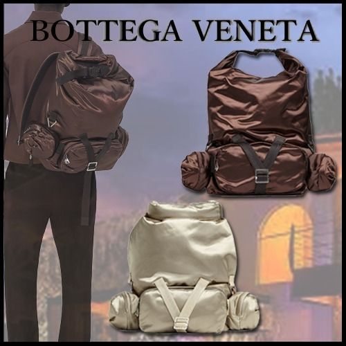 BOTTEGA VENETA バックパック グレー サテン (BOTTEGA VENETA/バック BOTTEGA VENETA バックパック グレー サテン (BOTTEGA VENETA/バック
