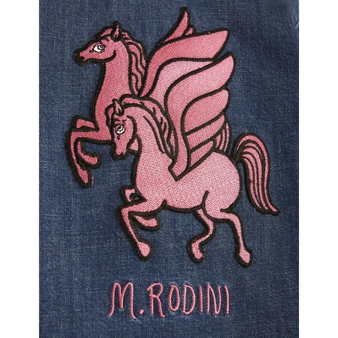 Mini Rodini◇ペガサス バック刺繍デニムジャケット 関送込 (Mini Mini Rodini◇ペガサス バック刺繍デニムジャケット 関送込 (Mini