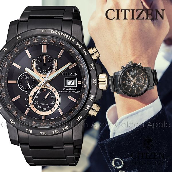 CITIZEN Eco-Drive 電波時計 ソーラー メンズ at8127-85f (CITIZEN