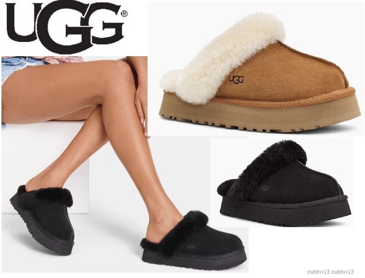 2色【ふわふわスエード】UGG☆DISQUETTEスリッポン (UGG/スリッポン