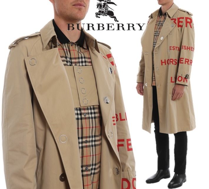正規品取扱店 BURBERRY トレンチコート ホースフェリー トレンチコート