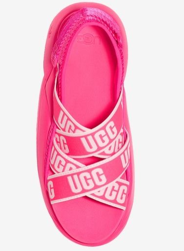 着用1回☆UGG LA CLOUD 厚底サンダル 22cm アグ 紫 - メルカリ