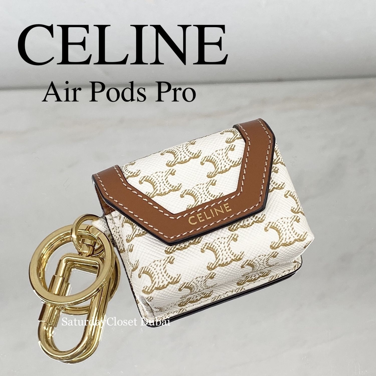 Airpods Pro ケース トリオンフキャンバス 直営店買付 Celine Celine スマホケース テックアクセサリーその他 10h402czw 04lu 10h402czw 01ta Buyma