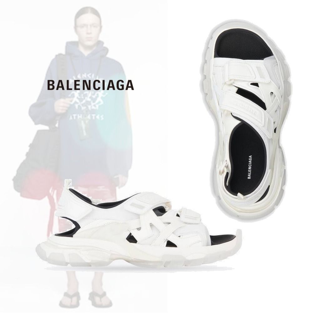 ○送料込○BALENCIAGA○TRACK サンダル クリアソール (BALENCIAGA 低価格 【BALENCIAGA】トラッククリアソール サンダル サンダル
