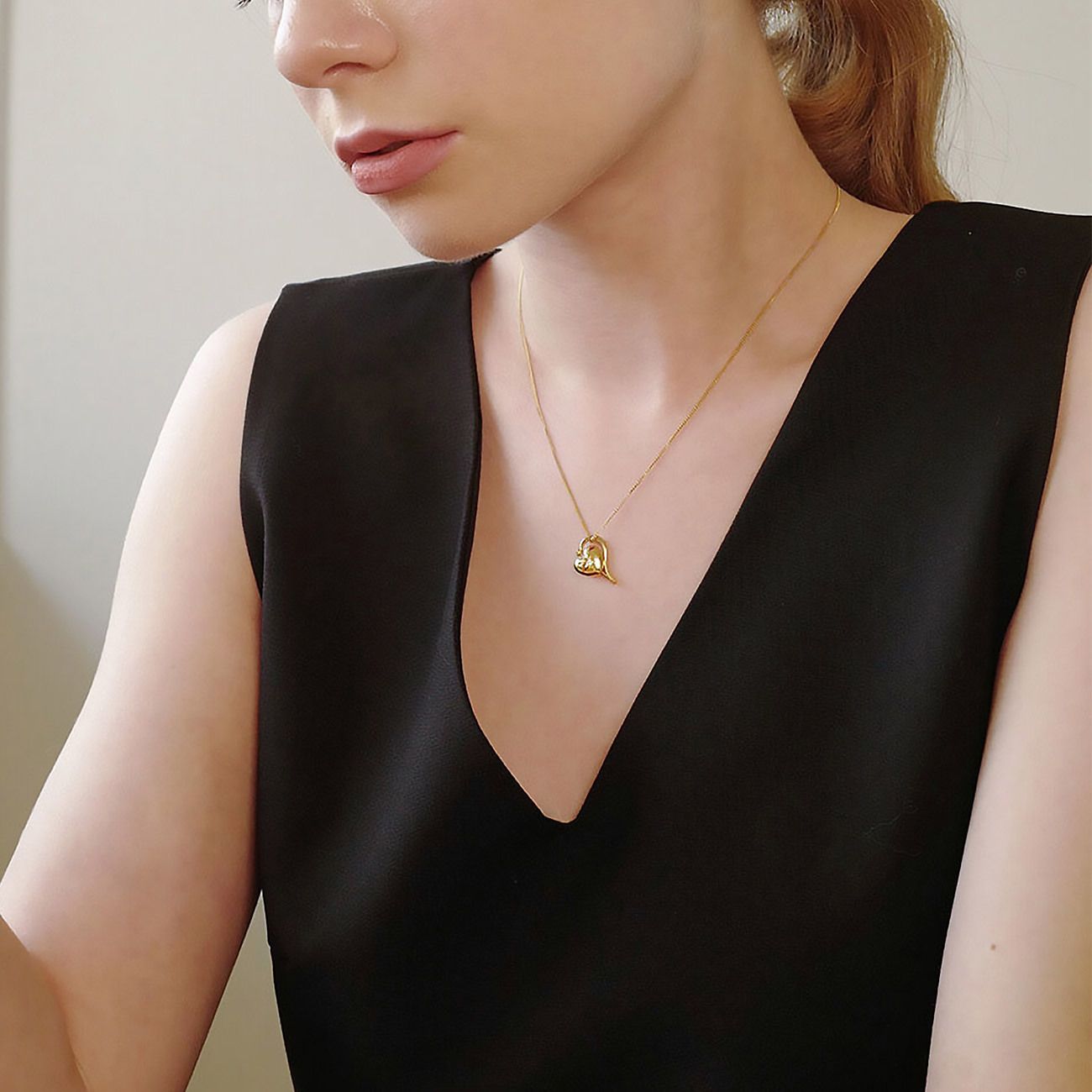 Fiore】BTSジミン着用☆Spin balloon heart necklace (Fiore Fiore】BTSジミン着用☆Spin balloon heart necklace (Fiore