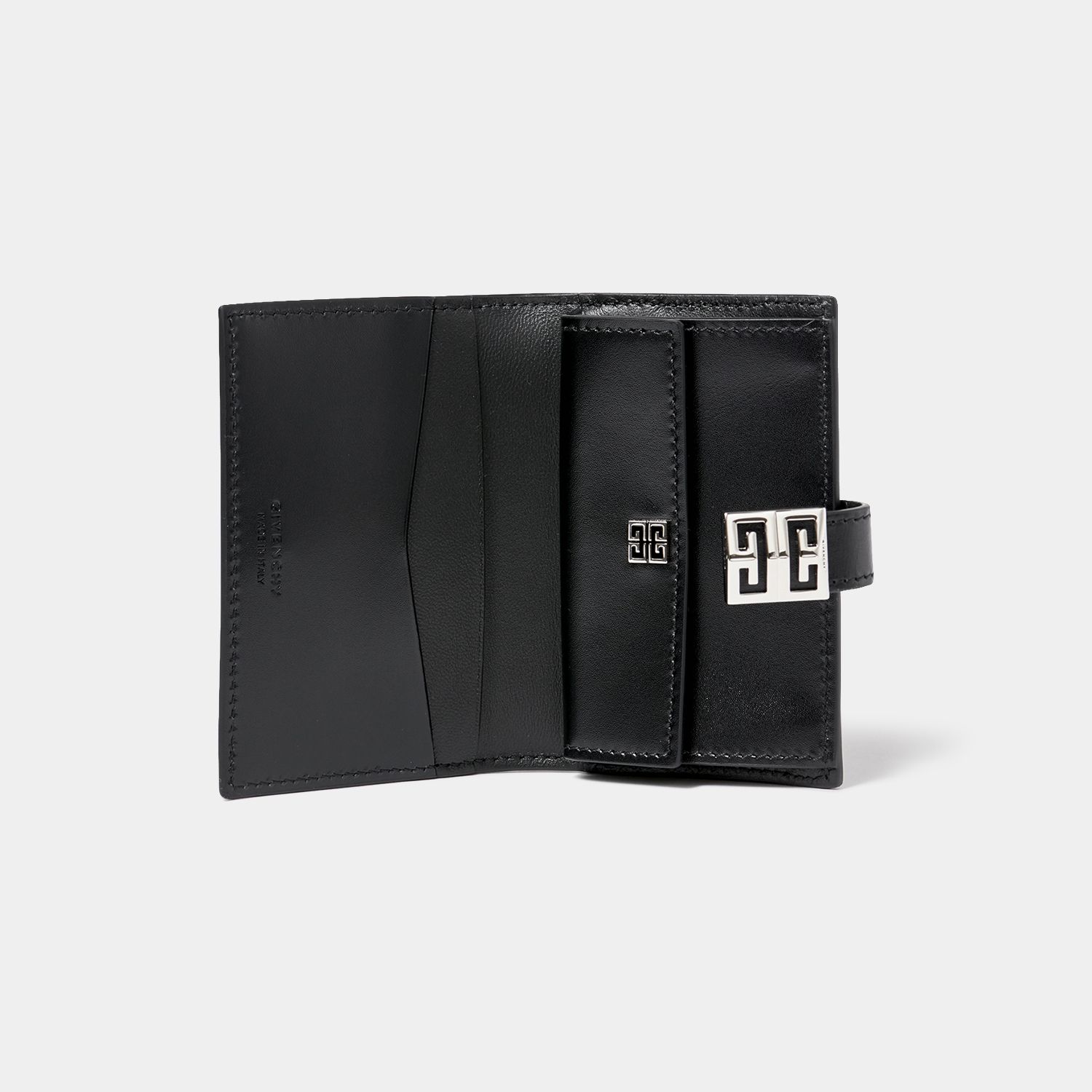 GIVENCHY 4G ウォレット ボックスレザー ブラック 関税・送料込 関税負担なし☆GIVENCHY 4G レザーボックス カードホルダー