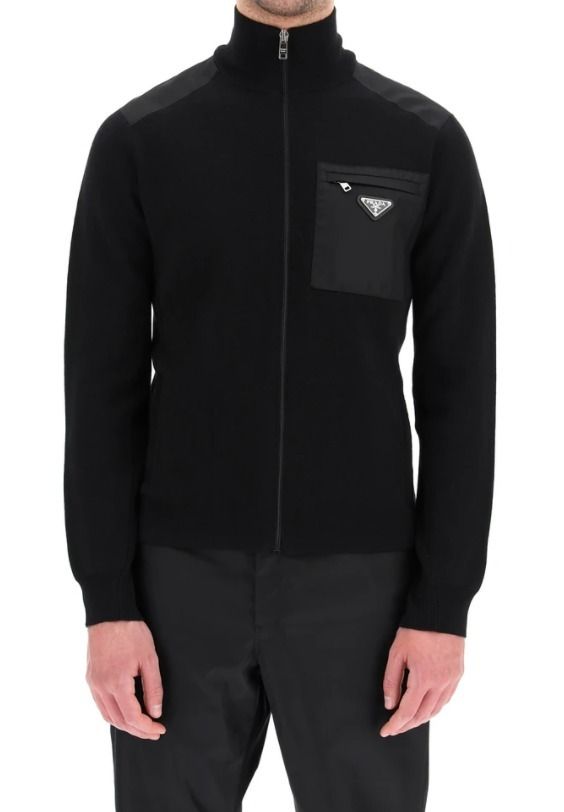 ☆【PRADA】☆ジップアップニットカーディガ.ン☆正規品☆ (PRADA ☆【PRADA】☆ジップアップニットカーディガ.ン☆正規品☆ (PRADA