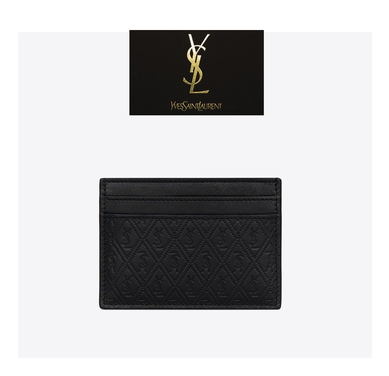 Saint Laurent☆LE MONOGRAMME ALL OVER☆カードケース (Saint Laurent