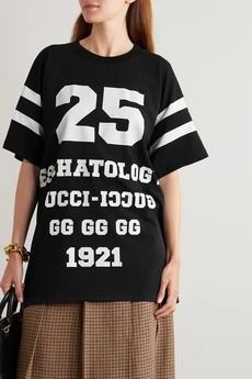 グッチ 特大プリントコットンジャージーTシャツ (GUCCI/Tシャツ グッチ 特大プリントコットンジャージーTシャツ (GUCCI/Tシャツ