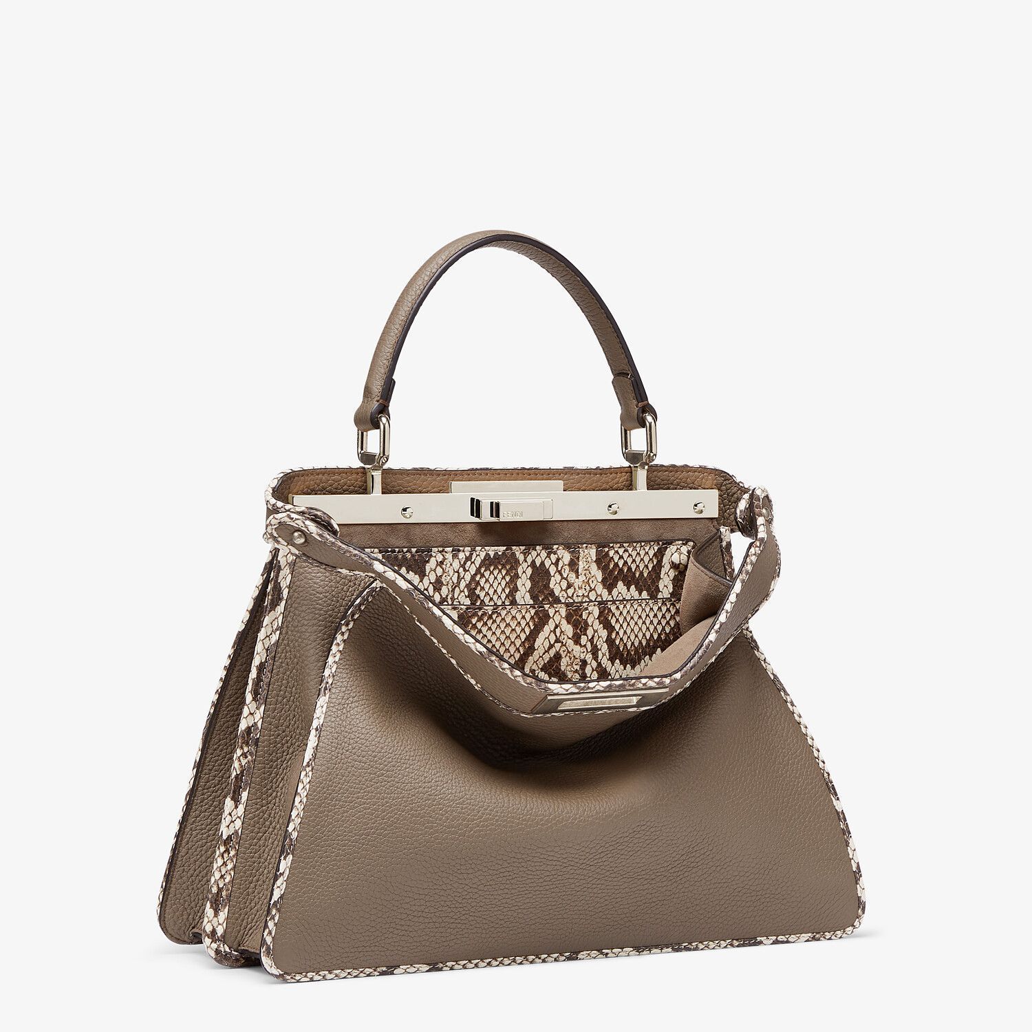 21新作 フェンディ ピーカブー アイシーユー パイソン バッグ (FENDI 21新作 フェンディ ピーカブー アイシーユー パイソン バッグ (FENDI