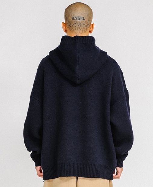 AJOBYAJO】3-7日お届け/ Oversized (19) Slogan Wool Knit (AJO AJOBYAJO】3-7日お届け/ Oversized (19) Slogan Wool Knit (AJO