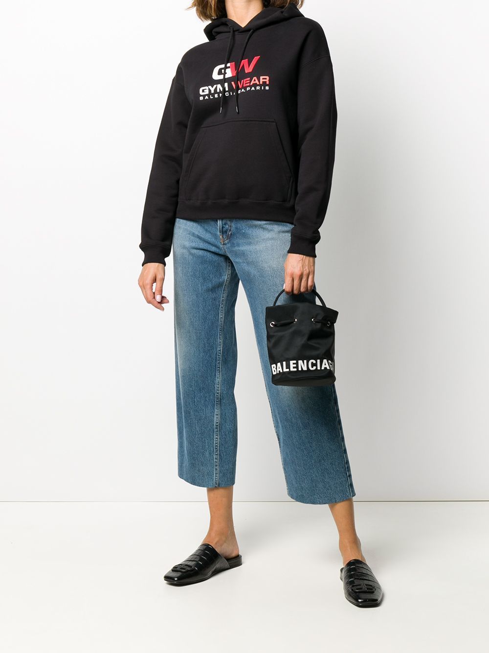 BALENCIAGA】WHEEL XS ドローストリング バケットバッグ (BALENCIAGA ...