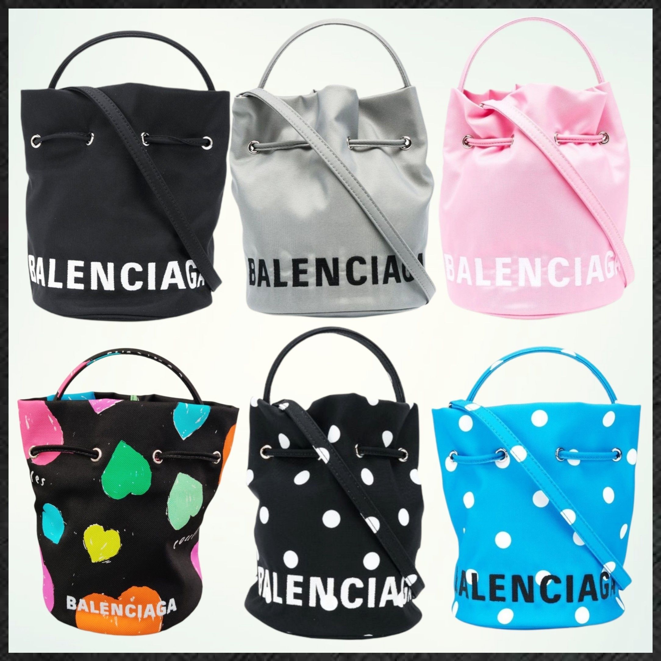 BALENCIAGA】WHEEL XS ドローストリング バケットバッグ (BALENCIAGA BALENCIAGA】WHEEL XS ドローストリング バケットバッグ (BALENCIAGA
