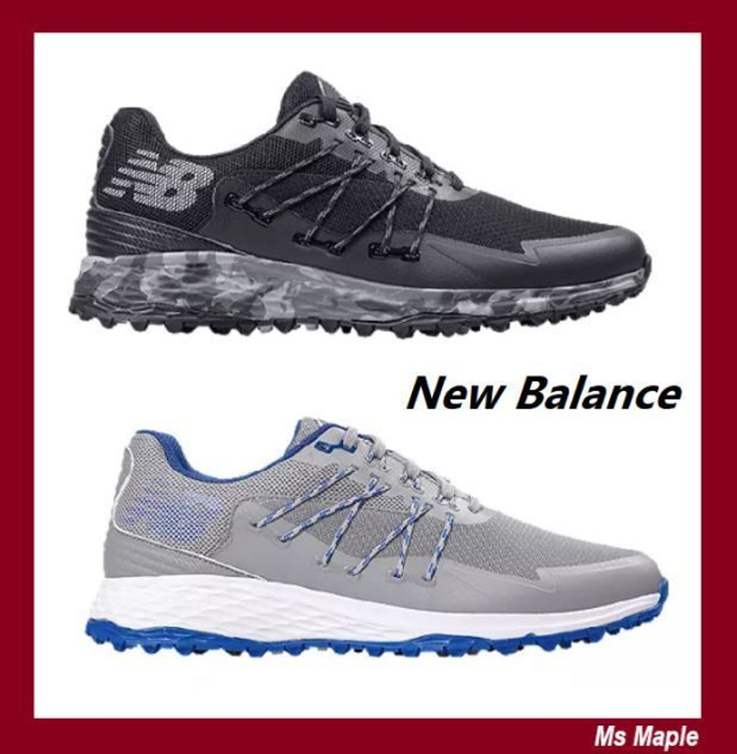 防水 New Balance 軽量ウルトラクッションゴルフシューズ New Balance メンズ シューズ Buyma