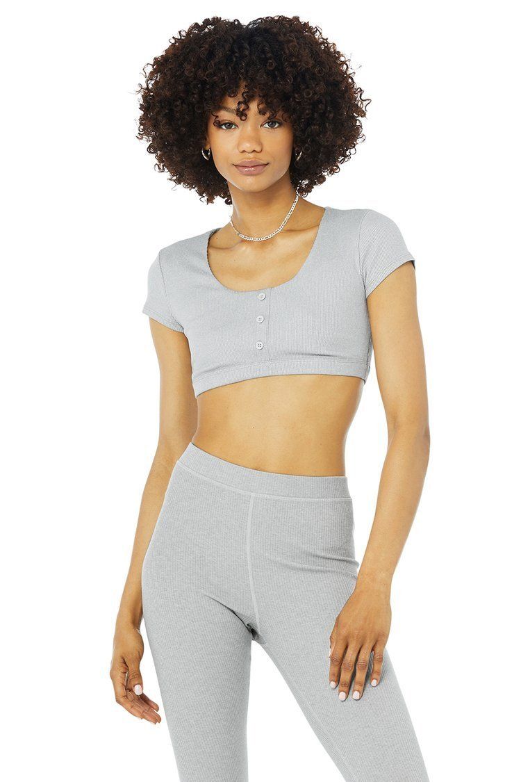 セレブ愛用!! 新作 ◇ALO Yoga◇ BLISSFUL HENLEY BRA TOP (ALO Yoga ...