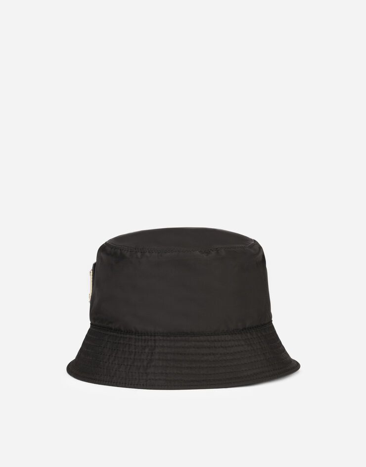 Dolce&Gabbana】DGロゴプレート付き フィッシャーマンズハット (Dolce Dolce&Gabbana】DGロゴプレート付き フィッシャーマンズハット (Dolce