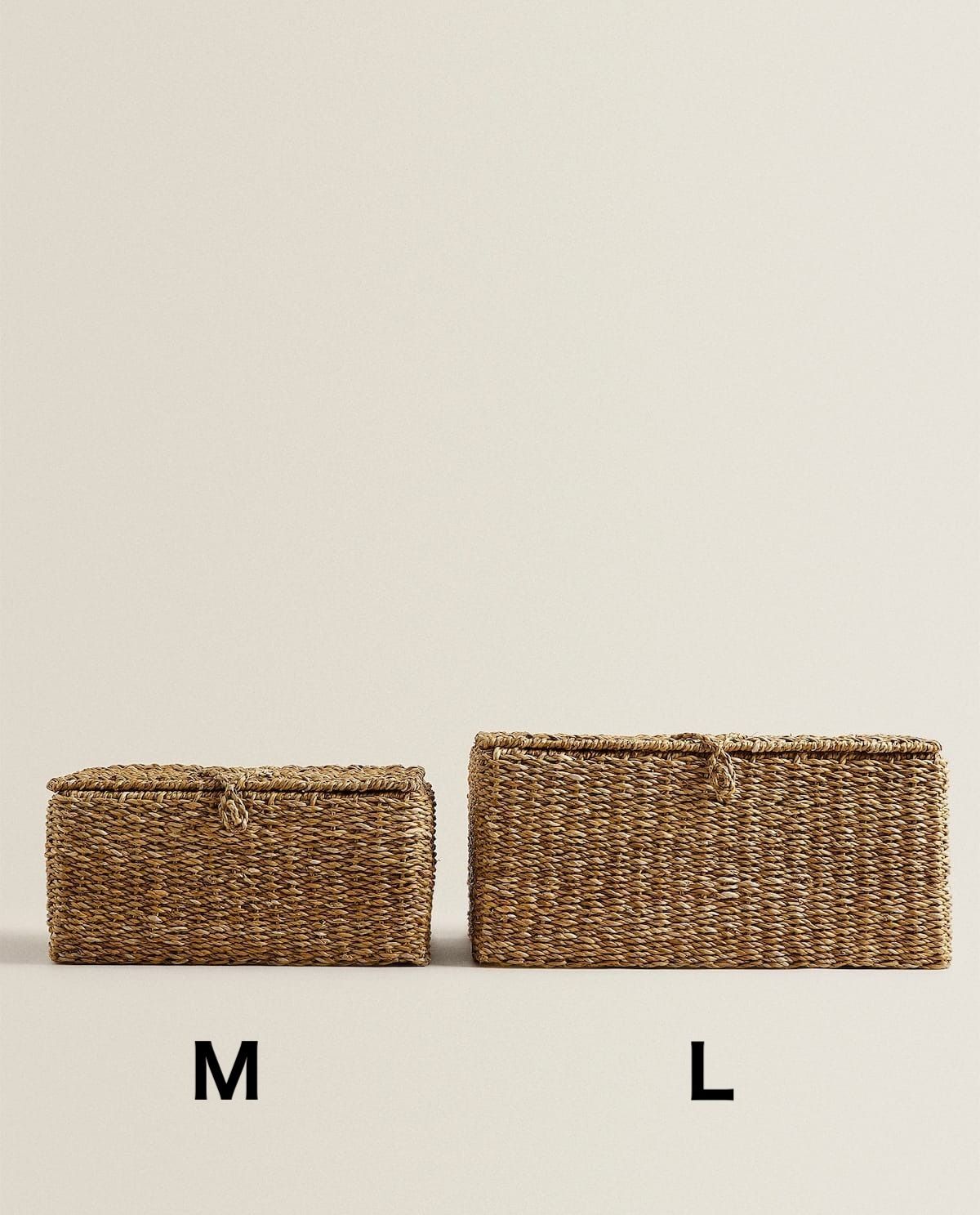 ◇ZARA HOME◇ザラホーム 天然繊維フタ付き収納バスケット (ZARA HOME ◇ZARA HOME◇ザラホーム 天然繊維フタ付き収納バスケット (ZARA HOME