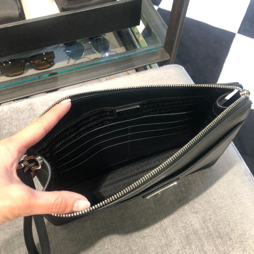 PRADA プラダ クラッチバッグ 2NE789 2DMH メンズ ReNylon