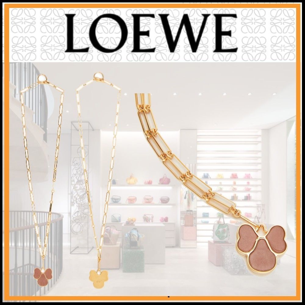 21AW◇LOEWE◇気品感じる存在感◇Pansy necklace (LOEWE/ネックレス 21AW◇LOEWE◇気品感じる存在感◇Pansy necklace (LOEWE/ネックレス