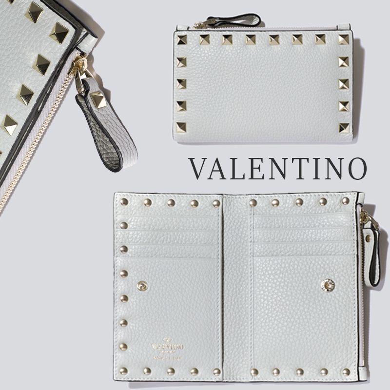 新品 VALENTINO Rockstud カードホルダー カードケース・名刺入れ 色・サイズを選択:プードル(要在庫確認) - baobab